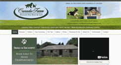 Desktop Screenshot of canadafarmboardingkennels.co.uk