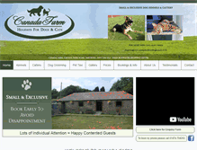 Tablet Screenshot of canadafarmboardingkennels.co.uk